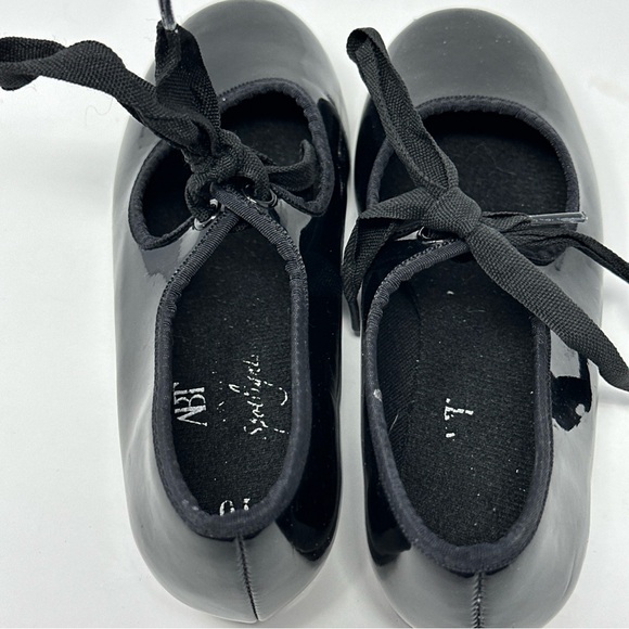ABT American Ballet Theatre Spotlights Black Tap Dance Shoes Women's Size 10 - Picture 7 of 12